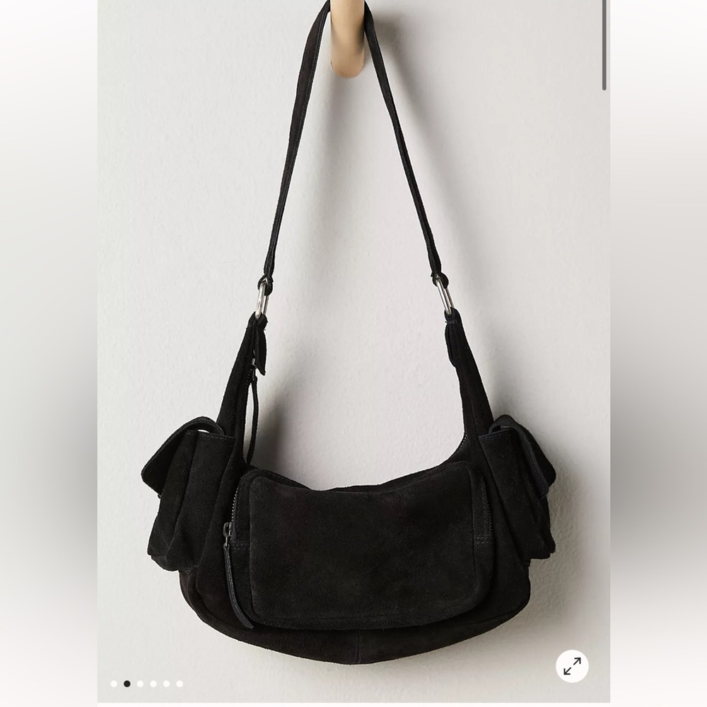 New Free People Siren Suede Shoulder Bag